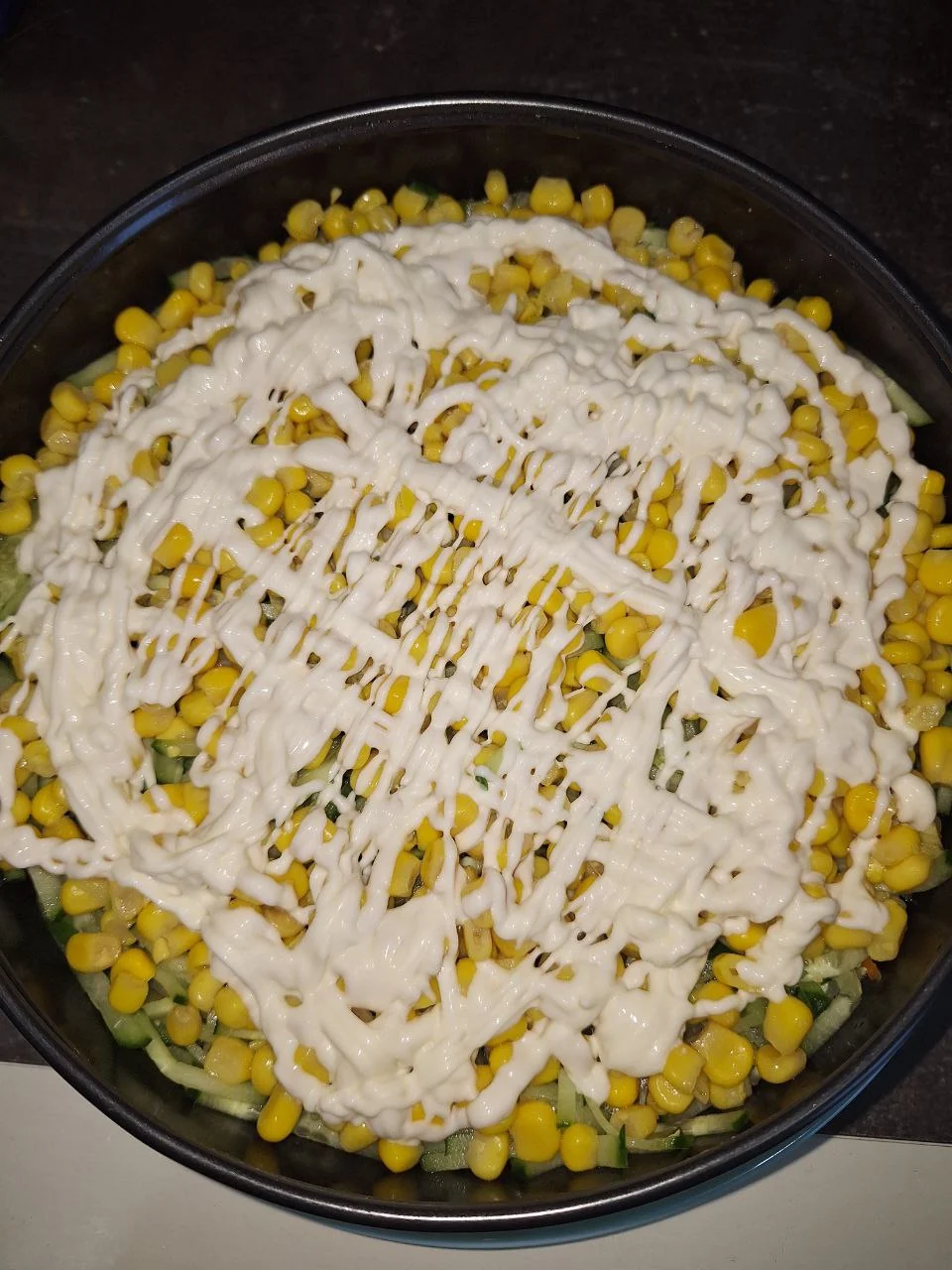 Салат с копчёной курицей и морковью по-корейски