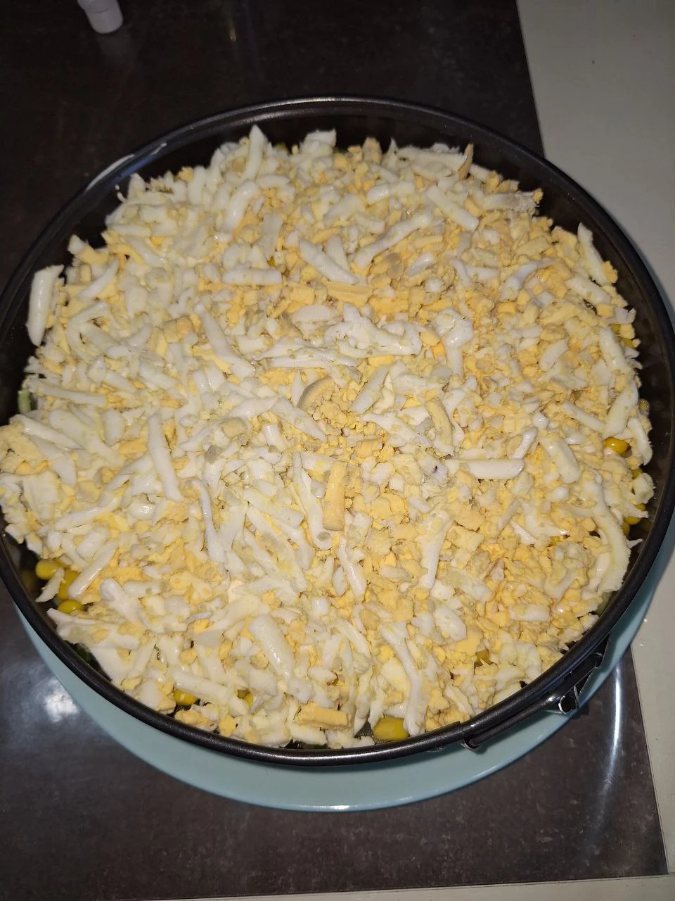 Салат с копчёной курицей и морковью по-корейски